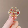 Women's Alloy Plum Blossom Retro Brooch With Electroplating