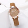 Women's Alloy Pu Belt Round Dial Starry Sky Leisure Fashion Casual Watch