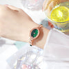 Women's Alloy Quartz Bracelet Watch Light Luxury Oval Dial Leisure Style