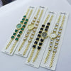 Women's Alloy Quartz Bracelet Watch Set With Round Dial And Fashion Style