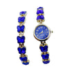 Women's Alloy Quartz Bracelet Watch Set With Round Dial And Fashion Style