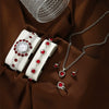 Women's Alloy Quartz Bracelet Watch With Round Dial And Diamondencrusted Fashion Design