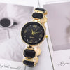 Women's Alloy Quartz Bracelet Watch With Round Dial And Leisure Style