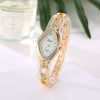 Women's Alloy Quartz Fashion Round Outdoor Watch With Spiral Crown And Pin Buckle