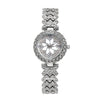 Women's Alloy Quartz Fashion Watch With Round Dial And Stainless Steel Clasp