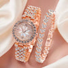 Women's Alloy Quartz Fashion Watch With Round Dial And Stainless Steel Clasp