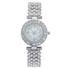 Women's Alloy Quartz Fashion Watch With Round Dial And Stainless Steel Clasp