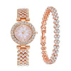 Women's Alloy Quartz Fashion Watch With Round Dial And Stainless Steel Clasp