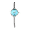 Women's Alloy Quartz Watch Round Dial Retro Fashion Style Jewelry Buckle Mineral Reinforced Glass Mirror