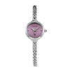 Women's Alloy Quartz Watch Round Dial Retro Fashion Style Jewelry Buckle Mineral Reinforced Glass Mirror