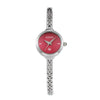 Women's Alloy Quartz Watch Round Dial Retro Fashion Style Jewelry Buckle Mineral Reinforced Glass Mirror