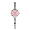 Women's Alloy Quartz Watch Round Dial Retro Fashion Style Jewelry Buckle Mineral Reinforced Glass Mirror