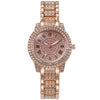 Women's Alloy Quartz Watch With Round Dial And Stainless Steel Clasp Casual Style