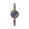 Women's Alloy Quartz Watch With Round Dial Retro Diamondencrusted Light Luxury Style