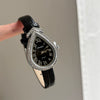 Women's Alloy Quartz Watch With Snakehead Design Light Luxury Style