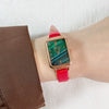 Women's Alloy Rectangular Leisure Watch With Ordinary Glass Mirror