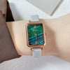 Women's Alloy Rectangular Leisure Watch With Ordinary Glass Mirror