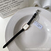 Women's Alloy Rectangular Quartz Watch Simple Retro And Fashionable Leisure Style