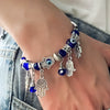 Women's Alloy Resin Minimalist Cartoon Characters Palm Devil's Eye Bracelet