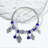 Women's Alloy Resin Minimalist Cartoon Characters Palm Devil's Eye Bracelet