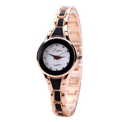 Women's Alloy Resin Quartz Watches Round Dial Leisure Style