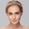 Women’s Alloy Rhinestone Crown Headband Handmade Princess Style Wedding Party Headwear