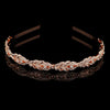 Women’s Alloy Rhinestone Floral Crown Headband Handmade Fashion Wedding Hair Accessory