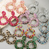 Women's Alloy Rhinestone Geometric Fashion Diamond Earrings