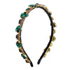 Women's Alloy Rhinestone Hair Band Geometric Floral Simple Elegant Versatile Headband For Party Wear