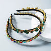 Women's Alloy Rhinestone Hair Band Geometric Floral Simple Elegant Versatile Headband For Party Wear