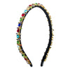 Women's Alloy Rhinestone Hair Band Geometric Floral Simple Elegant Versatile Headband For Party Wear