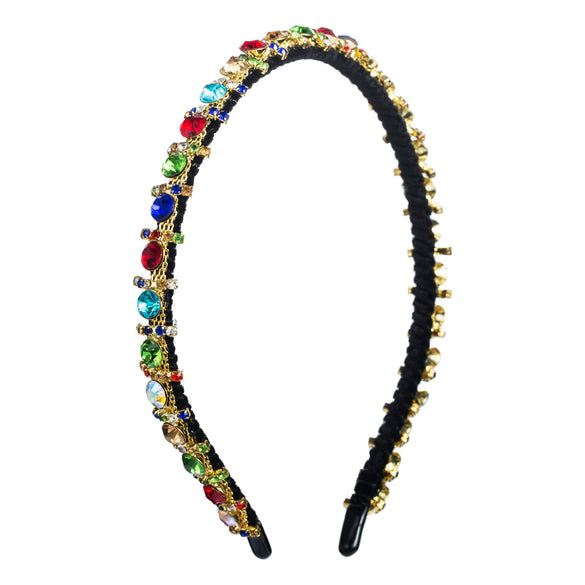 Women's Alloy Rhinestone Hair Band Geometric Floral Simple Elegant Versatile Headband For Party Wear