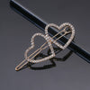 Women's Alloy Rhinestone Hair Side Clip With Fivepointed Star Heart And Moon Design Sparkling Bangs Hairpin Accessory