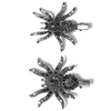 Women's Alloy Rhinestone Spider Skull Hair Clip Creative Side Bangs Barrette For Party And Carnival Hairstyles