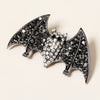 Women's Alloy Rhinestone Spider Skull Hair Clip Creative Side Bangs Barrette For Party And Carnival Hairstyles