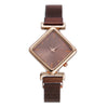 Women's Alloy Rhombus Quartz Watch Simple Personality Fashion With Printed Logo