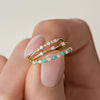 Women's Alloy Ring With Geometric Pattern And Electroplating Treatment Retro Fresh Simple Personality Fashion Style