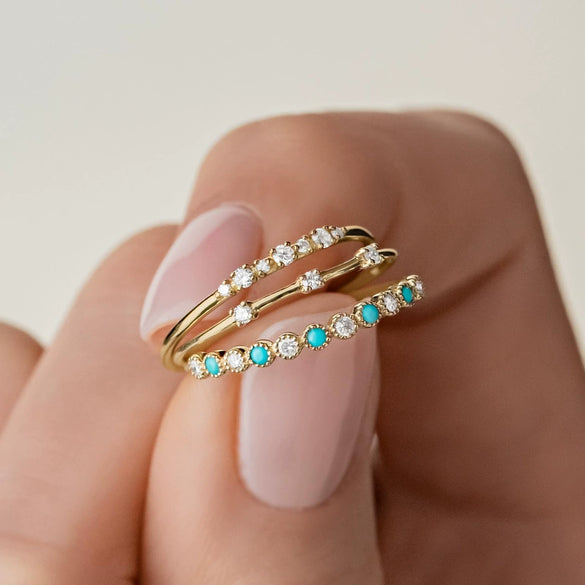 Women's Alloy Ring With Geometric Pattern And Electroplating Treatment Retro Fresh Simple Personality Fashion Style