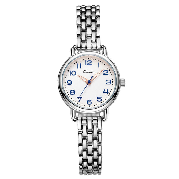 Women's Alloy Rose Gold Buckle Round Dial Fashionable Watch