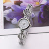 Women's Alloy Round Dial Leisure Fourleaf Clover Quartz Bracelet Watch