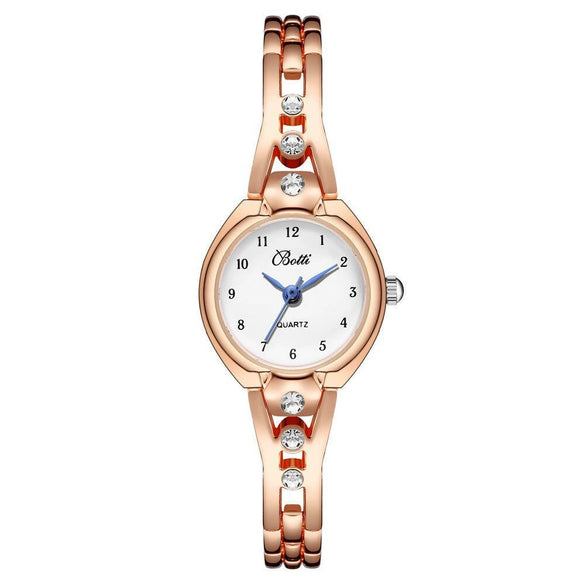 Women's Alloy Round Dial Leisure Style Bracelet Watch