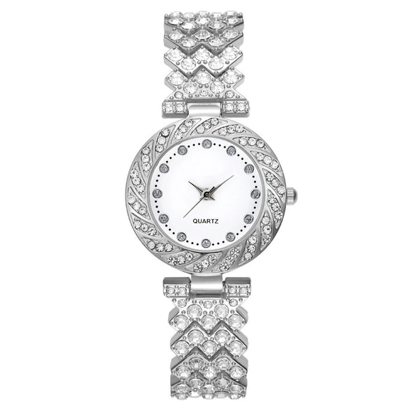 Women's Alloy Round Dial Leisure Watch