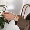 Women's Alloy Round Dial Retro Thin Chain Artistic Bracelet Watch Leisure Style