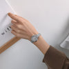 Women's Alloy Round Dial Retro Thin Chain Artistic Bracelet Watch Leisure Style