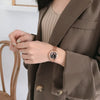 Women's Alloy Round Dial Retro Thin Chain Artistic Bracelet Watch Leisure Style