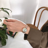 Women's Alloy Round Dial Retro Thin Chain Artistic Bracelet Watch Leisure Style