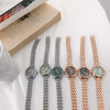 Women's Alloy Round Dial Retro Thin Chain Artistic Bracelet Watch Leisure Style