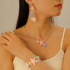 Women's Alloy Shell Long Necklace With Animal Zodiac Pattern And Electroplating Design
