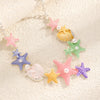 Women's Alloy Shell Long Necklace With Animal Zodiac Pattern And Electroplating Design