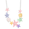 Women's Alloy Shell Long Necklace With Animal Zodiac Pattern And Electroplating Design